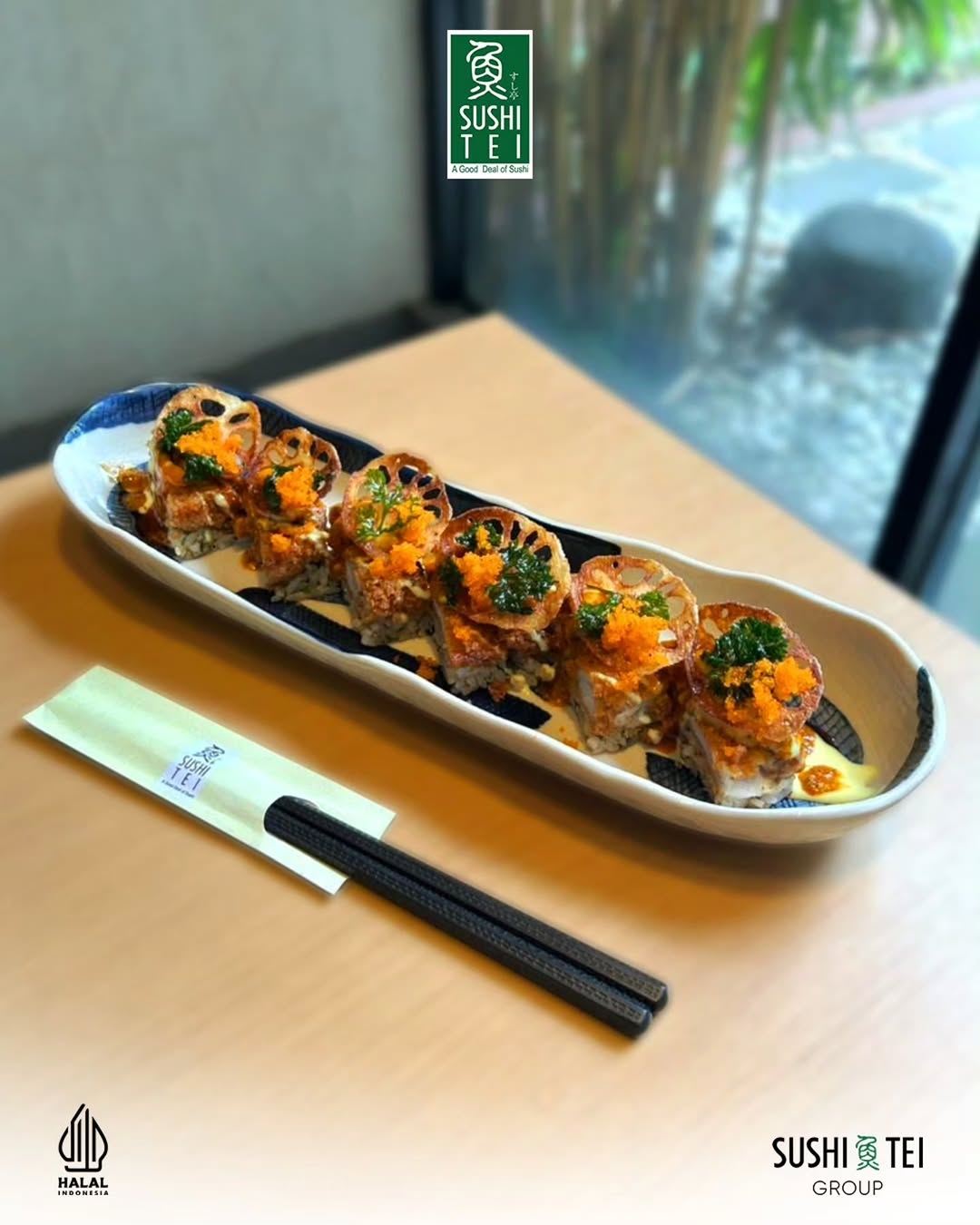 Chicken Katsu Oshi Sushi