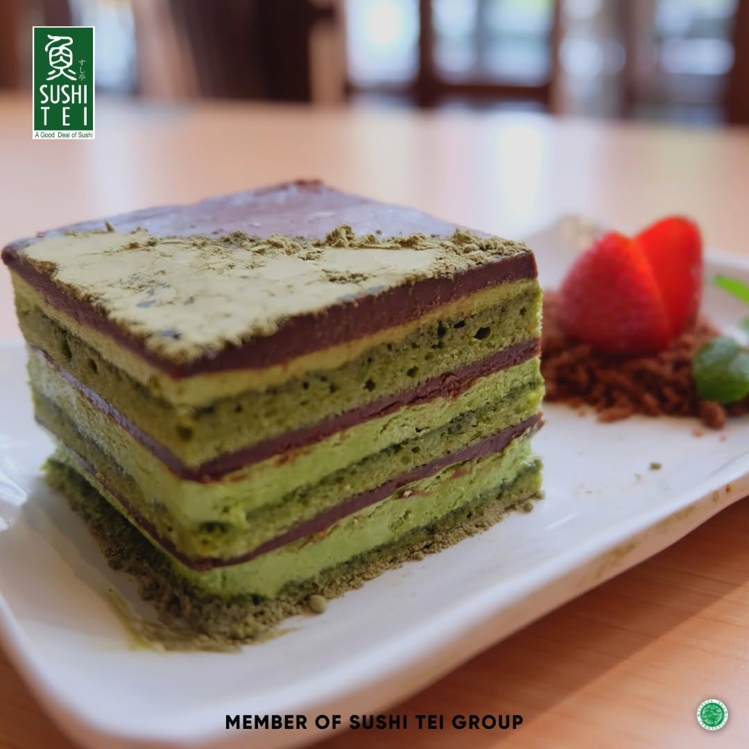 Matcha Opera Cake