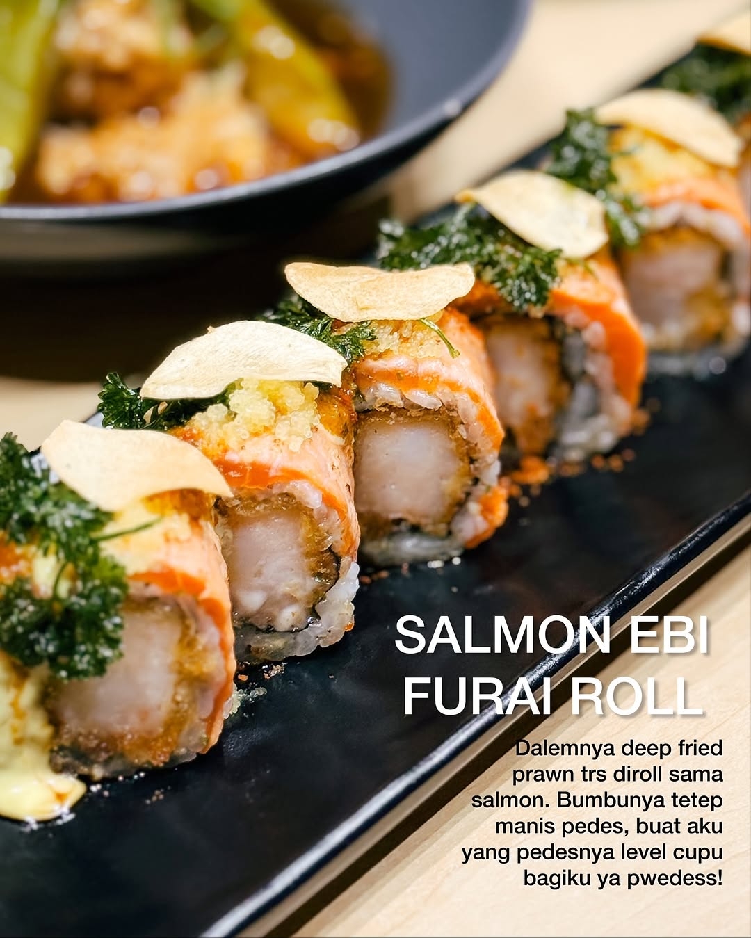 Salmon Ebi Furai Roll